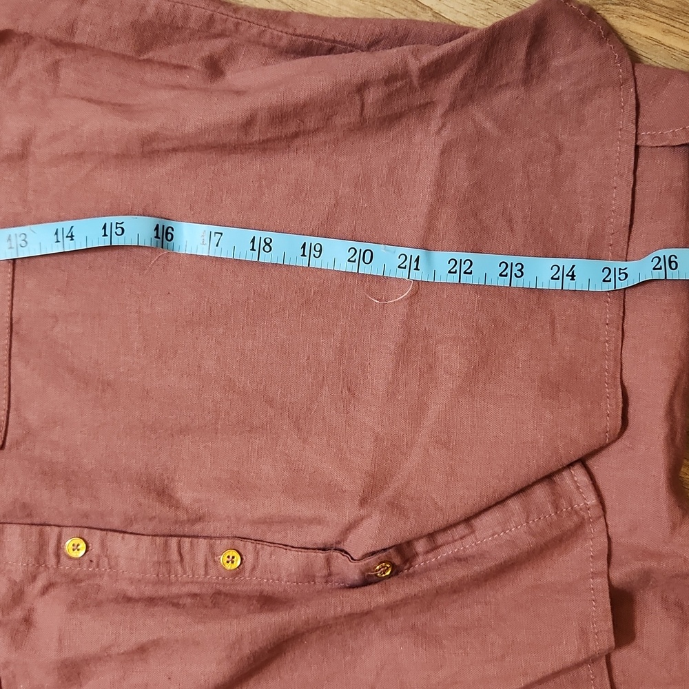 Anne Klein Women's Terracotta Button-Down Shirt NWT - Picture 9 of 13